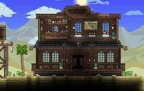 Wild West Saloon Terraria House Design Terraria House Ideas Terrarium