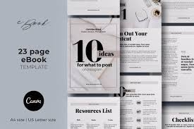 Download Canva Ebook Template Ebook Template Canva Template Canva Etsy Ebook Template Workbook Template Magazine Template