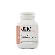 Before starting a diet, a dietary supplement routine or an exercise regimen, be sure to consult a qualified healthcare professional. Calcium Vitamin D3 K2 60 Tabs Vitamins Supplements Australian Naturalcare