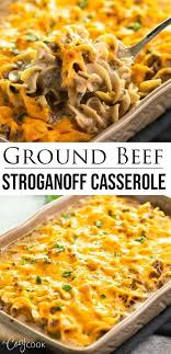 Beef Recipes Ground Beef Stroganoff Casserole Beef Recipes For Dinner Beef Stroganoff Casserole Recipe Stroganoff Casserole Recipe