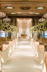 Sarah Samir The Drake Hotel Chicago The Simply Elegant Group Expert Wedding Planners Drake Hotel Wedding Aisle Decorations Indian Wedding Ceremony