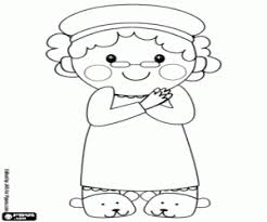 Flowers are considered one of the best gifts for people who are ill. The Grandmother With Sleep Clothing Coloring Page Printable Game