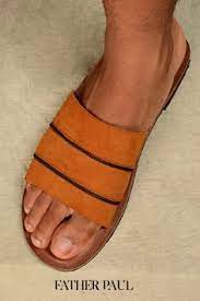 Suede Sliders Handmade Slides Summer Sandals Men Summer Etsy In 2020 Mens Sandals Fashion Mens Leather Sandals Leather Slippers For Men