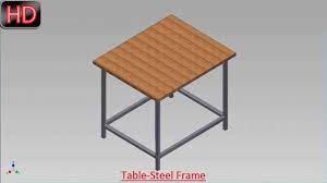 In (14) amada, cincinnati & accupress press brake. Table Steel Frame By Frame Generator Video Tutorial Autodesk Inventor Youtube