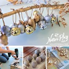 While this might seem like a simple craft project we did come up with. Nature Based Christmas Craft Nature Play Wa