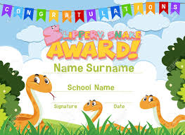 But using a headline template is like cheating off the asian kid next to you in class ;) here's a fantastic reproduction of some headline templates collected by chris garrett: Certificate Template Design For Slippery Snake With Snakes In Garden Illustration Royalty Free Cliparts Vectors And Stock Illustration Image 143933212