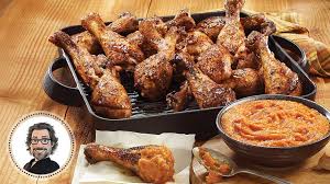 Pilons De Poulet Au Cinq Epices Et Aux Tomates De Christian Begin Recipe Chicken Wings Food Chicken