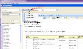 It staff can search, view and manage their assigned tickets. Export The Tickets Summary Report To Excel Assistmyteam