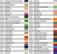 38 credible americana color chart