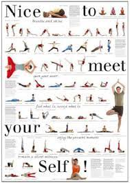Feature is beautiful, feature is visual. Yoga Poster With Yoga Asanas A1 Sat Nam Europe