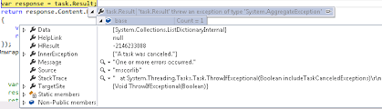 Httpclient A Task Was Cancelled Stack Overflow