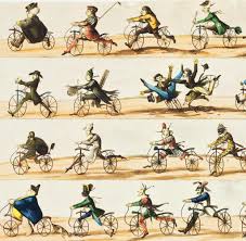 Die „laufmaschine von karl drais hatte weder pedale noch reifen. Der Erste Fahrradweg Der Welt War In Mannheim Welt