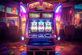 Premium Photo | Bright working slot machine for casino slot machine games