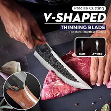 Ds-2505 Huusk Knife Japan Kitchen, Upgraded Viking Knives with Sheath Hand Forged Butcher Knife for Meat Cutting Japanese Cooking Meat Cleaver Huusk Chef Knives - Kitchen Knife Factory / Manufacturer and Chef