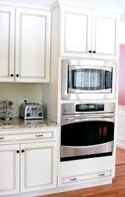 Beautiful And Stylish A Counter Microwave With A Trim Kit To Make It Look Like A Built In Over The Wall Oven Photo Wall Oven Wall Oven Kitchen Kitchen Design