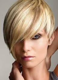 Short hairstyles like this one well let out your inner rock chick! Short Hair Long Bangs Bpatello