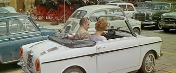 Autobianchi Bianchina Cabriolet In Light In The Piazza Cabriolets Fiat Cars Mini Cars