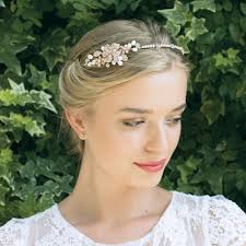 Ivory and Co Bride Floral Headband, Austrian Crystals, Pearls