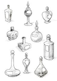 Filler Art Potion Bottles By Maieth Bottle Drawing Wonderland Tattoo Bottle Tattoo