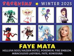 SacAnime Winter is pleased to have Faye Mata! She will be signing  autographs at Booth E1 in the Exhibitor Room. From professional gaming to  voice acting, Faye Mata is a Wisconsin born