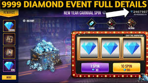 Free fire call back event is back! Free Fire 9999 Diamond Event Full Details Chance Get 9999 Diamond Spin Event Details Youtube