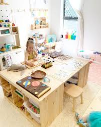 E M M A Baby Play Beyond Su Instagram Trofast Kids Table We Ve Been Getting So Much Use Out Of Our New Table Ikea Kids Room Kid Table Kid Room Decor