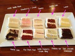 I would probably go with the second baker if the cake is the same quality just because the flavors and filling options are better in my opinion. Wedding Cake Tasting Top 10 Flavors Wedding Cake Tasting Wedding Cake Flavors Cake Tasting