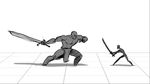 Sword Fight By Tanya Buka On Deviantart Anime Fight Animation Sketches Animation Storyboard