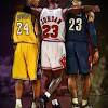 Kobe mj in all categories. 1