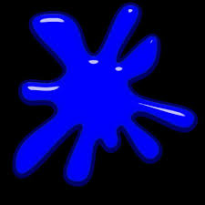 Blue Paint Splatter Clip Art N6 Free Image Download