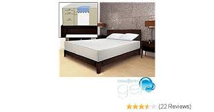 Amazon Com Novaform Gel Memory Foam Queen Mattress Kitchen Comfort Mattress Queen Memory Foam Mattress Novaform Mattress