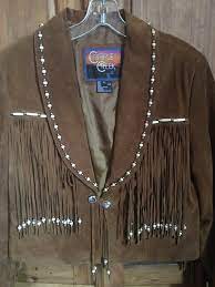 Cripple Creek Leather Fringe Jacket Cowgirl Rodeo Country Western Fringe Leather Jacket Leather Fringe Fringe Jacket