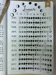 2018 Lunar Calendar For Bullet Journal Bullet Journal Ideas Pages Bullet Journal November Layout Bullet Journal Key