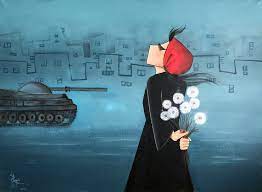 Hassani was born in 1988 in tehran to afghan parents, eventually moving to kabul to pursue her bachelor's and master's degrees in visual art. Shamsia Hassani Official Website