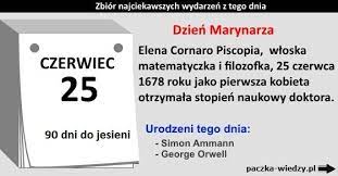25 czerwca do 1 lipca. 25 Czerwca Ciekawostki Zbior Najciekawszych Wydarzen
