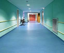 Blue Luxury Homogeneous For Hospital Pvc Flooring Plastic Floor Tiles Vinyl Flooring