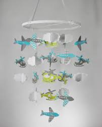 Flugzeuge von a bis z. Hubschrauber Flugzeuge Und Wolken Baby Mobile Mobile Basteln Papier Mobile Basteln