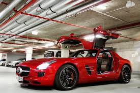 Mercedes Benz Sls Amg Coupe With Gullwing Doors Open Mercedes Benz Sls Amg Mercedes Mercedes Sls