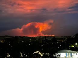 Meanwhile, a fire in the nearby cherry gardens area is downgraded from emergency. Cherry Gardens Fire From Unley Oval Taken At 9 30pm Adelaide