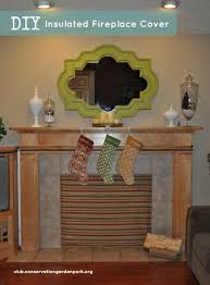 Diy Projects Insulated Fireplace Cover Tutorial I Want To Do Faux Logs But Putting Insulation Board Inside Is S Fireplace Cover Diy Decor Family Room Walls