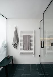 Whether sleek and minimal or bursting with colorful tiles, a curated modern bathroom impresses residents and guests alike. Best 60 Modern Bathroom Slate Floors Design Photos And Ideas Dwell