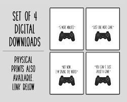 Gamer Poster Printable Wall Art Video Games Room Decor Etsy Wall Printables Video Game Room Decor Game Room Decor