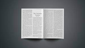 The Christian Teacher | Christianity Today