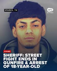 The arrest report reveals that the shooting in Sparks that got an  18-year-old arrested started because of a street fight.  https://cbs4local.com/newsletter-daily/police-street-fight-in-sparks-ends-in-shooting-and-arrest-of-18-year-old-suspect-texas-tx  ...