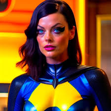 Margot Robbie as BatGirl with Jet Black Hair by ofbirth