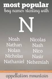 Check our top 100 indian boy names list for an uncommon and new name Boy Names Starting With N Nolan Nico Nairobi Appellation Mountain