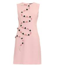 Giles 3d Snake Crepe Dress Snake Dress Crepe Dress Scream Queens Fashion