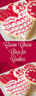 Cream Cheese Glaze Cookies Who Needs A Cape Cookie Glaze Cream Cheese Glaze Cookies