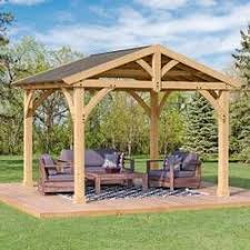 Pavillon De Jardin En Bois Massif Pour Terrasse De L 12 Pi X P 12 Pi Pavillon De Jardin Pergola Pergola Bioclimatique