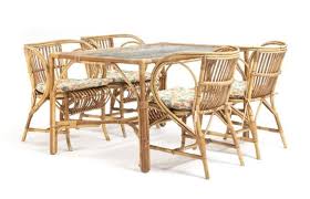 Designing your bathroom and fitting in furniture can be a challenge, since many bathrooms have limited space. Wengler Robert A Moulded Bamboo And Rattan Dining Room Comprising Table With Glass Top And Four Armchairs Mutualart